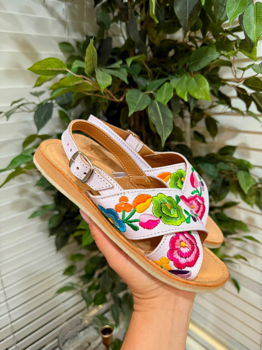 906 Floral Yucatecas Blanco